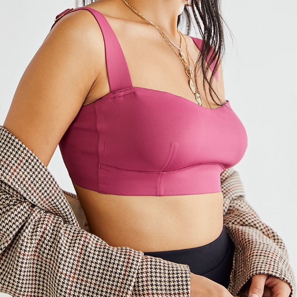 Free People | Naomi Longline Bra in Dried Rose | Medium New with Tag